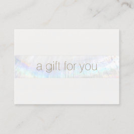 Modern Spa Salon Tropical Gift Certificaat