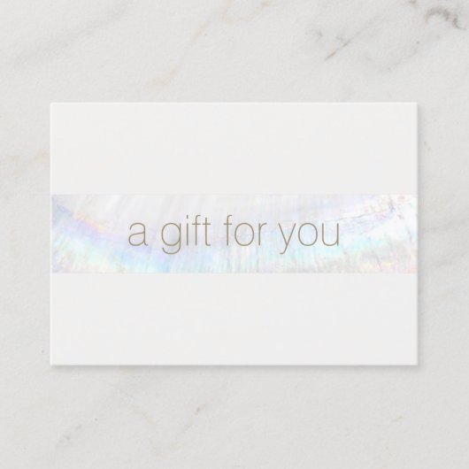 Modern Spa Salon Tropical Gift Certificaat (Voorkant)