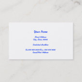 Modern Spa Visitekaartje (Achterkant)