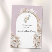 Modern Spaans doop pampa gras bautizo Kaart