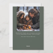 Modern Spaans Feliz Navidad Foto Kerstmis Feestdagenkaart (Achterkant)