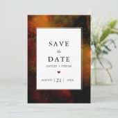 Modern Space Science Fiction Wedding Save the Date (Staand voorkant)