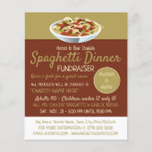 Modern Spaghetti Dinner Fundraiser Event Flyer (Voorkant)