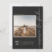 Modern Spain Boho Desert | Vierkant foto Save The Date (Voorkant)