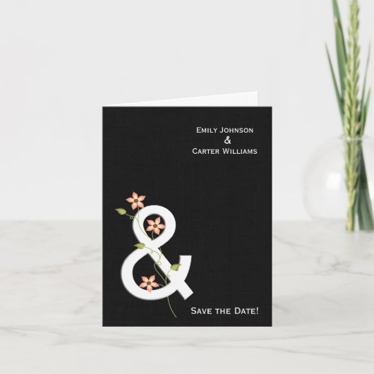 Modern sparen de Datum Aankondiging (Voorkant)