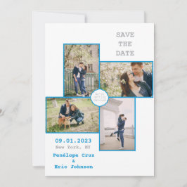 Modern sparen de Datum Kaart