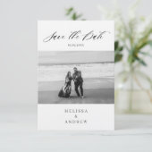 Modern sparen de Datum Save The Date (Staand voorkant)