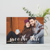 Modern sparen de Foto WS van het Verloving van de  Kaart (Staand voorkant)