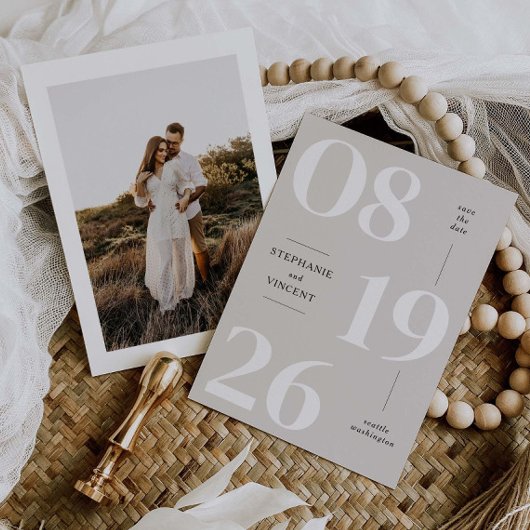 Modern sparen de Kaart van de Aankondiging van de 