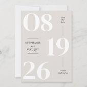 Modern sparen de Kaart van de Aankondiging van de  (Voorkant)