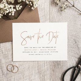 Modern sparen de Mededelingen van de Datum Save The Date