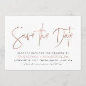 Modern sparen de Mededelingen van de Datum Save The Date (Voorkant)