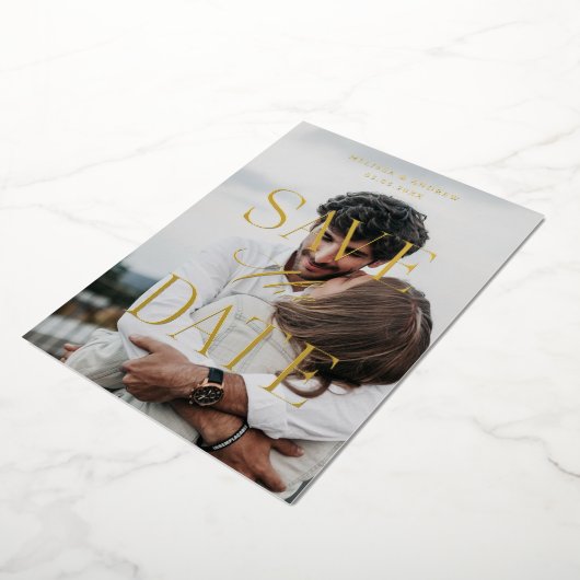 Modern sparen de Uitnodiging van de Folie van de D (Gedraaid)