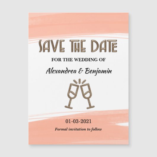 Modern sparen de Waterverf van het Daghuwelijk (Voorkant)