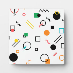 Modern, speels, cool, trendy, Memphis geometrisch Fotoplaat