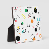 Modern, speels, cool, trendy, Memphis geometrisch Fotoplaat (Voorkant)