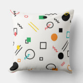 Modern, speels, cool, trendy, Memphis geometrisch Kussen (Voorkant)