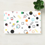 Modern, speels, cool, trendy, Memphis geometrisch Post-it® Notes (Kantoor)
