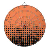 Modern, speels, stadgeometrisch cirkelpatroon dartbord (Voorkant)