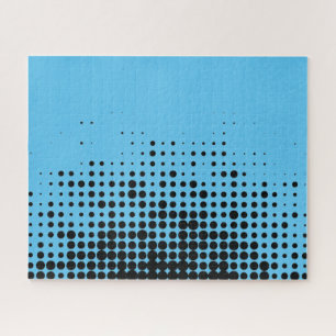 Modern, speels, stadgeometrisch cirkelpatroon legpuzzel