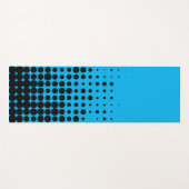 Modern, speels, stadgeometrisch cirkelpatroon yogamat (Voorkant (horizontaal))