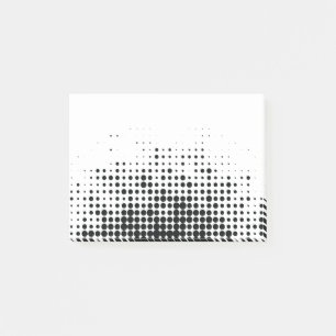 Modern, speels, urbane geometrische cirkelpatroon post-it® notes