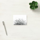 Modern, speels, urbane geometrische cirkelpatroon post-it® notes (Kantoor)