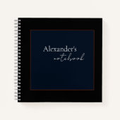 Modern Spiraal Notitieboek (Voorkant)