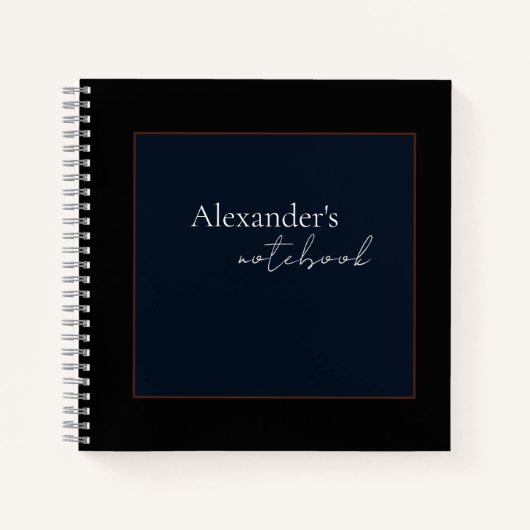 Modern Spiraal Notitieboek (Voorkant)