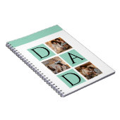 Modern Spiral Photo Notitieboek – 5-foto collage (Rechterzijde)