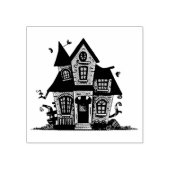Modern Spooky  Spookhuis Rubberstempel (Afrduk)