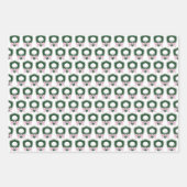 Modern Sports Girls Pink Golf Happy Birthday Inpakpapier Vel (Voorkant 2)