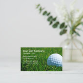 Modern Sports Golf Visitekaartje (Staand voorkant)