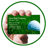 Modern Sports Golf Visitekaartje<br><div class="desc">Eenvoudige golf-visitekaartjes met een afbeelding voor de camouflage van een golfbal in het gras en een georganiseerde lay-out die je online kunt aanpassen voor de golfsector,  inclusief maar niet beperkt tot golflessen,  klasse,  benodigdheden,  website of promotie.</div>