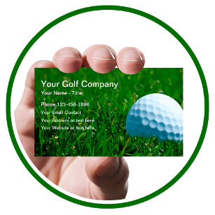 Modern Sports Golf Visitekaartje