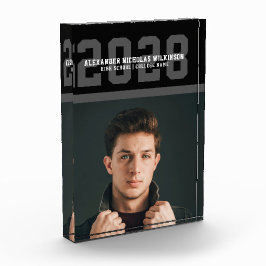 Modern Sporty Bold Typography Afstuderen Fotoblokken