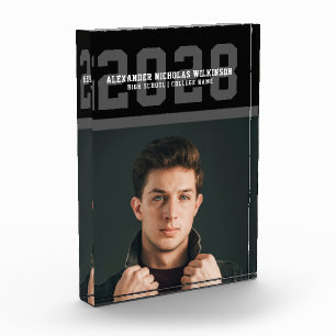 Modern Sporty Bold Typography Afstuderen Fotoblokken