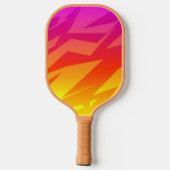 Modern Sporty Energetic Pop Art Aesthetic  Pickleball Paddle (Achterkant)