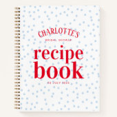 Modern  Spot Vrijgezellenfeest Cadeaureceptenboek Notitieboek (Voorkant)