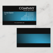 Modern - Spotlit Sky Blue Visitekaartje (Voorkant / Achterkant)