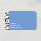 Modern Spots HALLO ik noem persoonlijke bedrijven Visitekaartje (Achterkant)