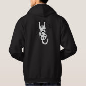 ​Modern Spotted Artistic Cat Graphic Clothes Hoodie (Achterkant)