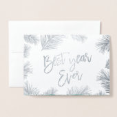 MODERN SPRIG BEST JAAR OOIT KAART (Voorkant met envelop)