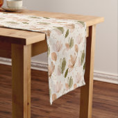 Modern Spring Botanical Floral Table Runner Korte Tafelloper (Voorbeeld)