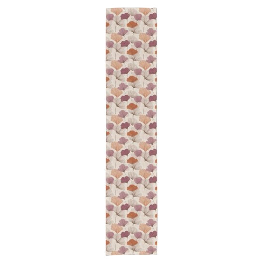 Modern Spring Botanical Floral Table Runner Korte Tafelloper (Voorkant)