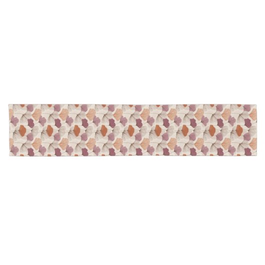 Modern Spring Botanical Floral Table Runner Korte Tafelloper (Horizontaal)