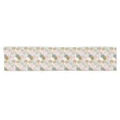 Modern Spring Botanical Table Runner Korte Tafelloper (Horizontaal)