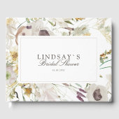 Modern Spring Bridal Shower Gastenboek (Voorkant)