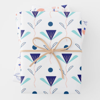 Modern Spring Floral Wrapping Paper