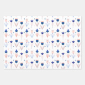 Modern Spring Floral Wrapping Paper (Voorkant 3)